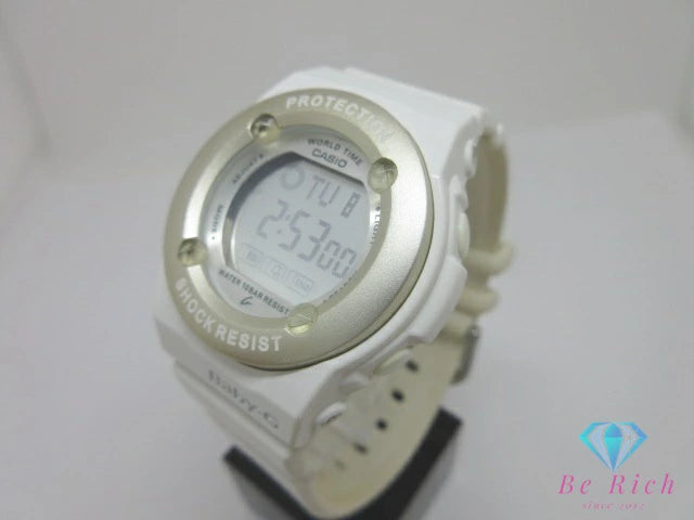 カシオ CASIO Baby-G レディース 腕時計 BG-1320 白 ホワイト 樹脂 ラバー ブレス デジタル クォーツ QZ ウォッチ G-SHOCK ベビー ジー【中古】【送料無料】ht6610