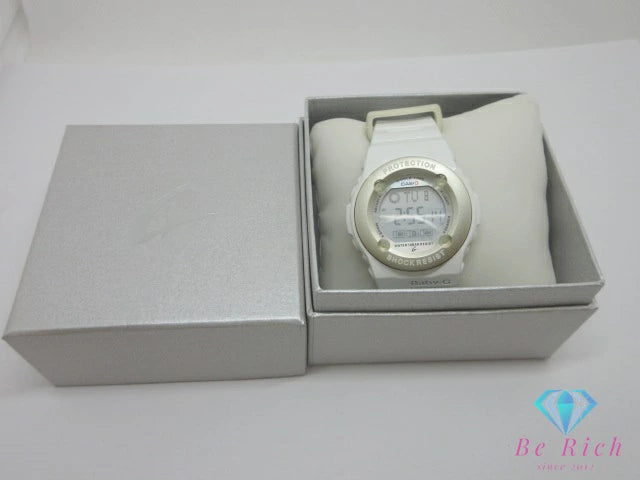 カシオ CASIO Baby-G レディース 腕時計 BG-1320 白 ホワイト 樹脂 ラバー ブレス デジタル クォーツ QZ ウォッチ G-SHOCK ベビー ジー【中古】【送料無料】ht6610