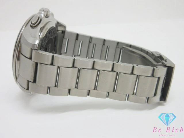 セイコー SEIKO ブライツ ワールドタイム ソーラー 電波 メンズ 腕時計 デイト SAGA159 8B54-0BB0 黒 ブラック シルバー チタニウム チタン ブレス アナログ クォーツ QZ ウォッチ BRIGHTZ 【中古】【送料無料】 ht6619