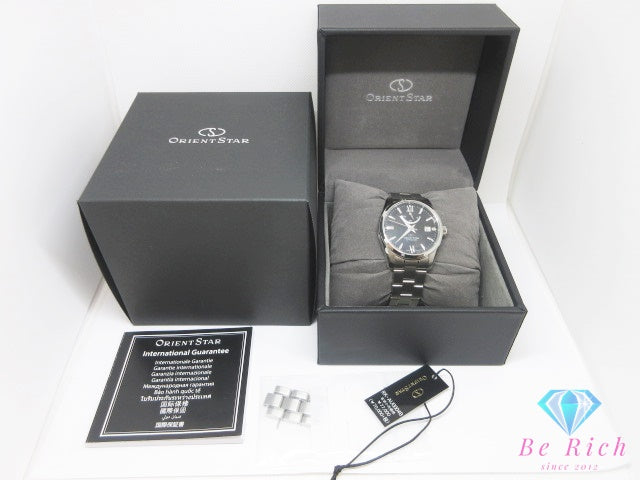 オリエント スター ORIENT STAR コテンポラリー スタンダード 自動巻き メンズ 腕時計 デイト RK-AU0004B 黒 ブラック シルバー SS ブレス アナログ オートマ AT ウォッチ 裏スケ シースルーバック 【中古】【送料無料】 ht6774