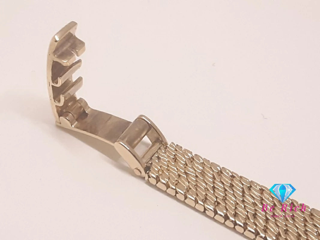 OH 仕上げ済 オメガ OMEGA ジュネーブ 585 YG 無垢 手巻き レディース 腕時計 ゴールド K14 14K 14金 ブレス アナログ ウォッチ ヴィンテージ アンティーク Geneve 【中古】【送料無料】 bt3471