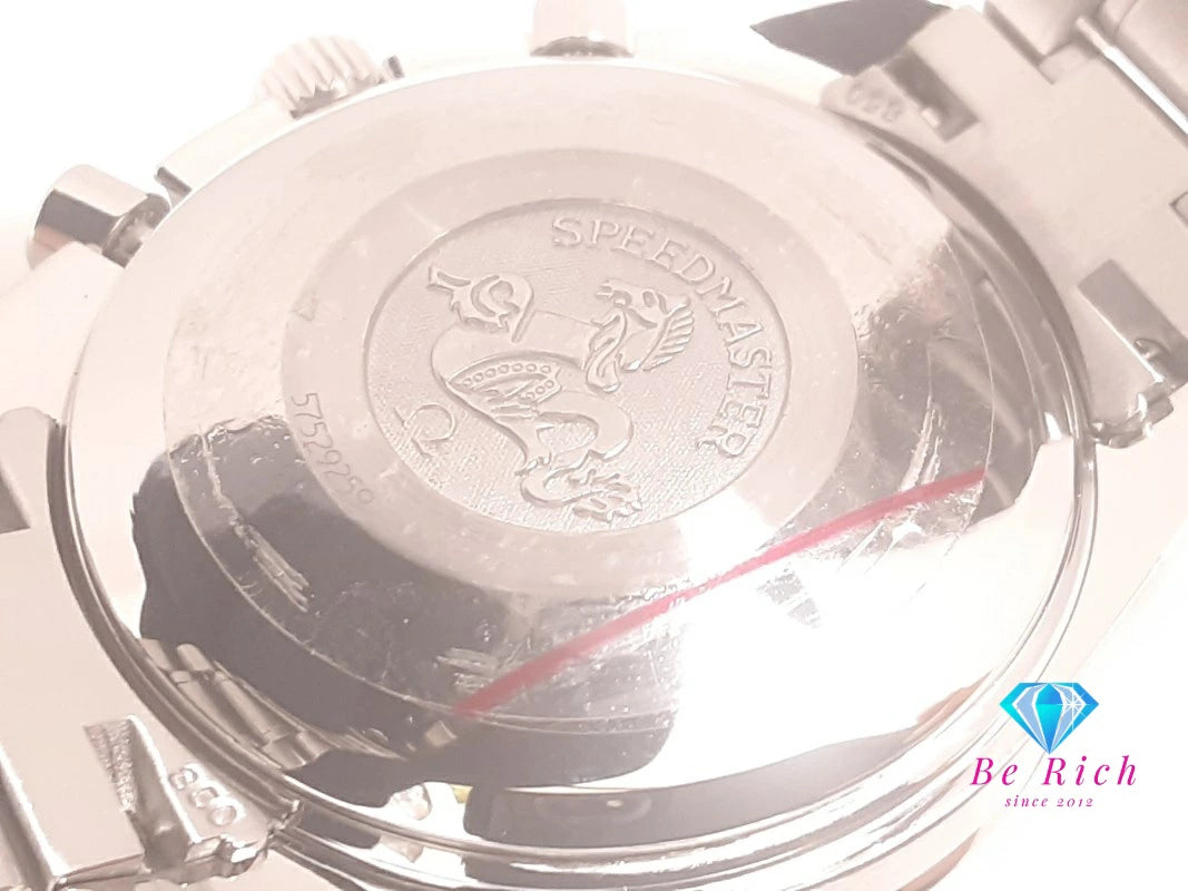 OH 仕上げ済 オメガ OMEGA スピードマスター デイデイト クロノグラフ 自動巻き メンズ 腕時計 3523.30 シルバー SS ブレス オートマ AT アナログ ウォッチ トリプル カレンダー Speedmaster 【中古】【送料無料】 bt3498