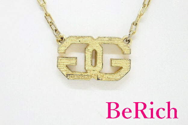 ジバンシィ GIVENCHY G ロゴ ネックレス ペンダント ゴールド GP メッキ ジュエリー アクセサリー ジバンシー 【中古】【送料無料】 ba1855