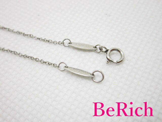 ティファニー TIFFANY & Co. Pt950 プラチナ バイザヤード 1P ダイヤモンド ネックレス ペンダント エルサ ペレッティ 宝石 ジュエリー アクセサリー 【中古】【送料無料】 ba2273