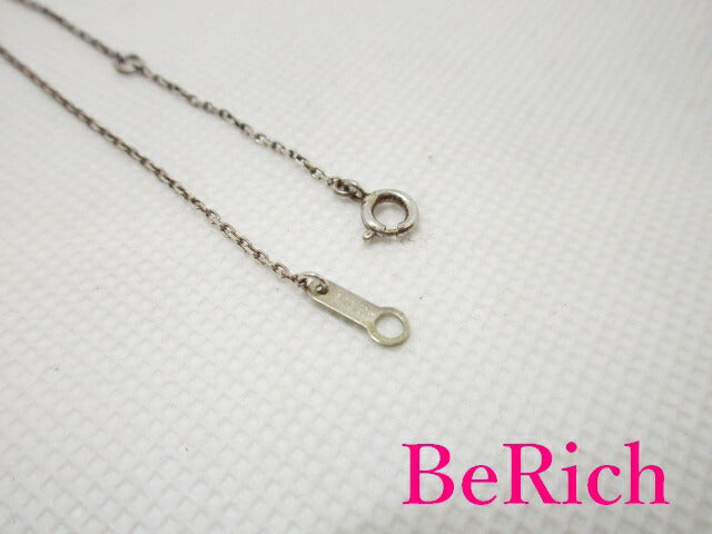 4℃ ヨンドシー ダイヤモンド 付 プチ ネックレス ペンダント シルバー SILVER メレ 宝石 ジュエリー アクセサリー 【中古】【送料無料】 ba2369