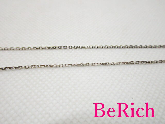4℃ ヨンドシー ダイヤモンド 付 プチ ネックレス ペンダント シルバー SILVER メレ 宝石 ジュエリー アクセサリー 【中古】【送料無料】 ba2369