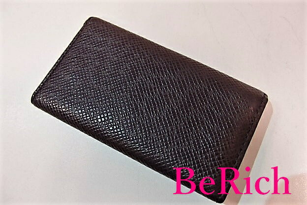 ルイ ヴィトン LOUIS VUITTON 4連 キーケース タイガ ミュルティクレ 4 M30522 アルドワーズ 黒 ブラック レザー ロゴ キーホルダー アクセサリー 小物 メンズ レディース 【中古】【送料無料】 bc1034