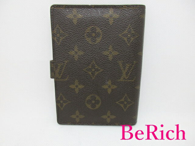 ルイ ヴィトン LOUIS VUITTON モノグラム アジェンダ PM 手帳 カバー R20005 6穴 システム手帳 ケース スケジュール帳 文具 ビジネス 小物 【中古】【送料無料】 bc1743