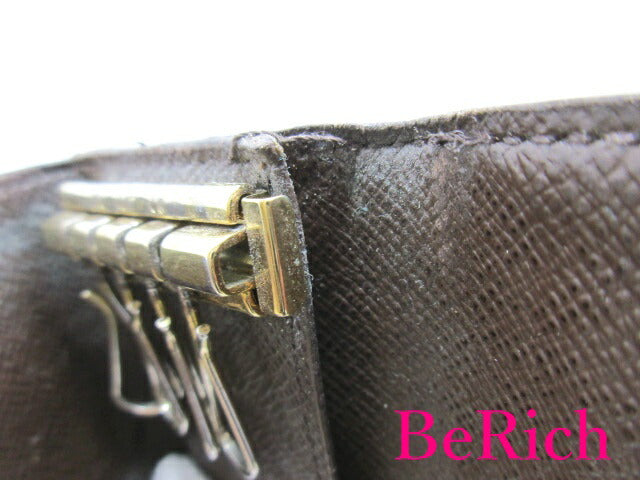 ルイ ヴィトン LOUIS VUITTON 4連 キーケース ダミエ ミュルティ クレ 4 N62631 エベヌ LV ロゴ キーホルダー アクセサリー 小物 【中古】【送料無料】 bc1773