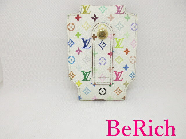 ルイ ヴィトン LOUIS VUITTON モノグラム マルチカラー iPod nano ミニ ケース M60014 ブロン 白 ホワイト PVC レザー LV ロゴ カバー アクセサリー 小物 アイポッド ナノ 【中古】【送料無料】bc1805