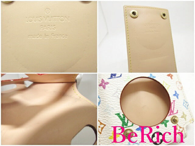 ルイ ヴィトン LOUIS VUITTON モノグラム マルチカラー iPod nano ミニ ケース M60014 ブロン 白 ホワイト PVC レザー LV ロゴ カバー アクセサリー 小物 アイポッド ナノ 【中古】【送料無料】bc1805