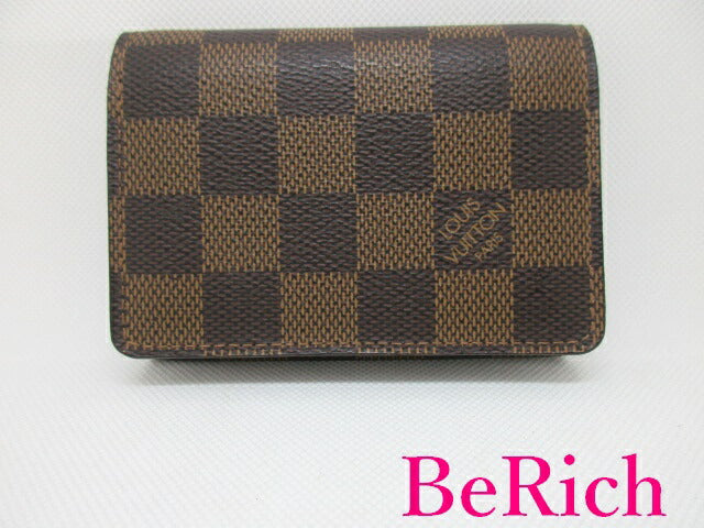 ルイ ヴィトン LOUIS VUITTON 名刺入れ カードケース ダミエ N62920 アンヴェロップ カルト ドゥ ヴィジット カード入れ ビジネス 小物 【中古】【送料無料】 bc1813