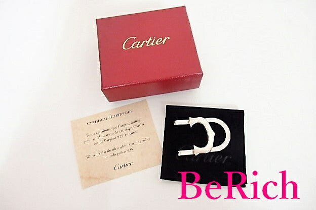 カルティエ Cartier マネークリップ シルバー SV 925 SILVER C ロゴ 財布 アクセサリー 小物 【中古】【送料無料】 bs2431