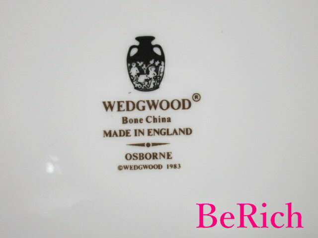 ウェッジウッド WEDGWOOD オズボーン プレート 白 ホワイト ファイン ボーンチャイナ 陶磁器 大皿 盛皿 銘々皿 食器 洋食器 テーブルウェア 【中古】【送料無料】 bh2194