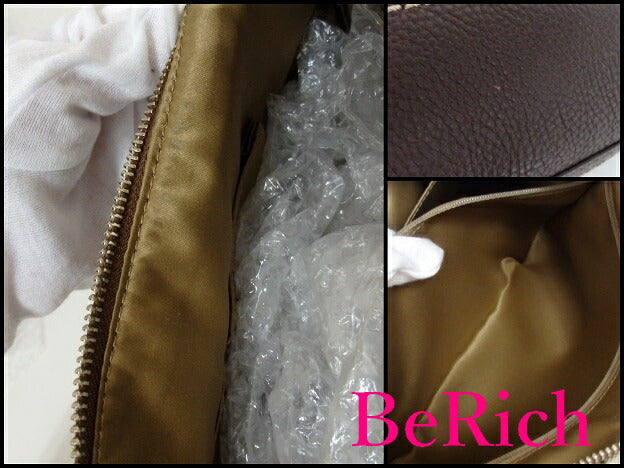 コーチ ショルダーバッグ F24028 茶 ブラウン シグネチャー キャンバス レザー ハンドバッグ COACH 【中古】【送料無料】 bk6484