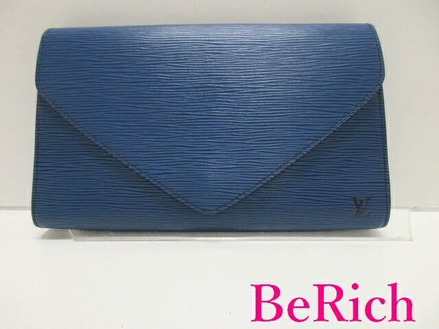 ルイ ヴィトン LOUIS VUITTON セカンドバッグ クラッチバッグ エピ アールデコ M52635 トレド ブルー 青 レザー LV ロゴ ハンドバッグ 手持ち 鞄 【中古】【送料無料】bk7640