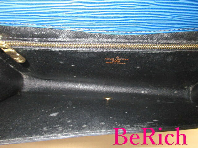 ルイ ヴィトン LOUIS VUITTON セカンドバッグ クラッチバッグ エピ アールデコ M52635 トレド ブルー 青 レザー LV ロゴ ハンドバッグ 手持ち 鞄 【中古】【送料無料】bk7640