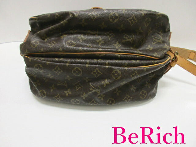 ルイ ヴィトン LOUIS VUITTON ショルダーバッグ モノグラム ソミュール 35 M42254 LV ロゴ ダブル フラップ ハンドバッグ 鞄 【中古】【送料無料】 bk7659