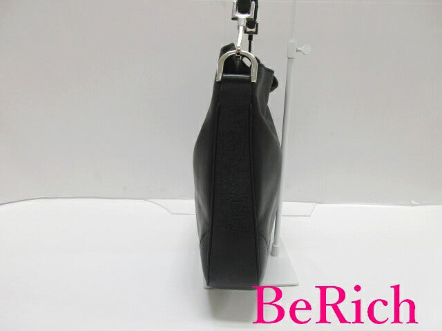 グッチ GUCCI 2way ハンドバッグ ショルダーバッグ 001.4095.002058 バンブー 黒 ブラック レザー ロゴ トートバッグ 鞄 【中古】【送料無料】 bk7673