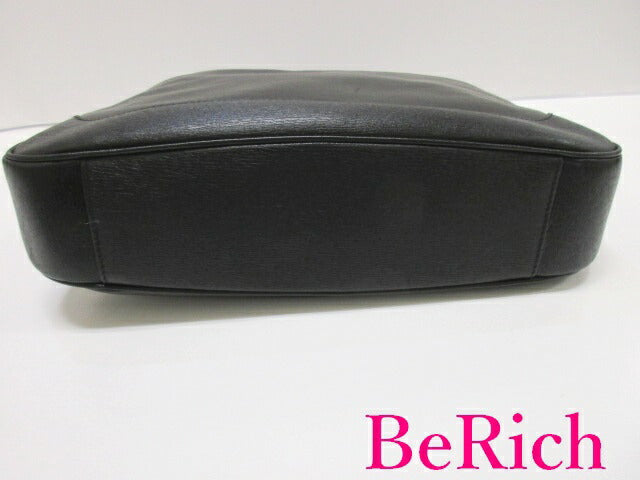 グッチ GUCCI 2way ハンドバッグ ショルダーバッグ 001.4095.002058 バンブー 黒 ブラック レザー ロゴ トートバッグ 鞄 【中古】【送料無料】 bk7673