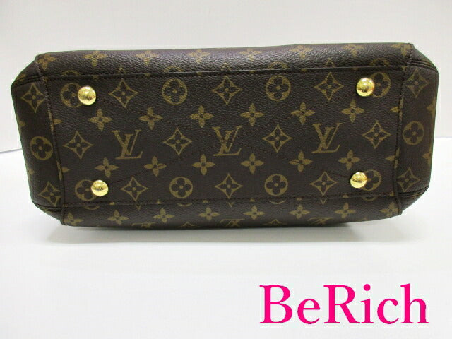 ルイ ヴィトン LOUIS VUITTON 2way ハンドバッグ ショルダーバッグ モノグラム モンテーニュMM M41056 茶 ブラウン PVC レザー 【中古】【送料無料】 bk7749