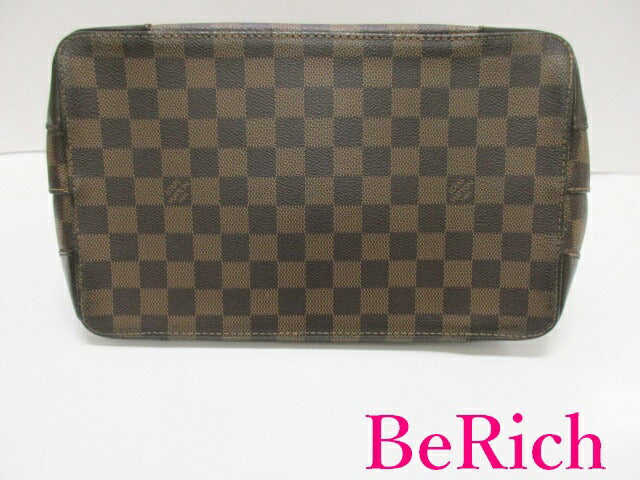 ルイ ヴィトン LOUIS VUITTON トートバッグ ショルダーバッグ ダミエ ハムステッド PM N51205 エベヌ ブラウン 茶 PVC レザー ハンドバッグ 肩掛け バッグ 鞄 メンズ レディース 【中古】【送料無料】 bk7776
