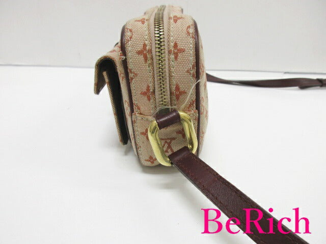 ルイ ヴィトン LOUIS VUITTON ショルダーバッグ モノグラム ミニ ジュリエット M92219 ピンク チェリー LV ロゴ ポシェット 肩掛け 斜め掛け 鞄 【中古】【送料無料】 bk8057