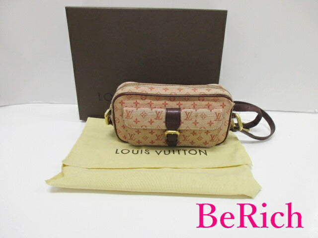 ルイ ヴィトン LOUIS VUITTON ショルダーバッグ モノグラム ミニ ジュリエット M92219 ピンク チェリー LV ロゴ ポシェット 肩掛け 斜め掛け 鞄 【中古】【送料無料】 bk8057