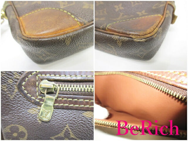 ルイ ヴィトン LOUIS VUITTON モノグラム マルリー ドラゴンヌ M51825 LV ロゴ ストラップ セカンドバッグ クラッチバッグ ハンドバッグ 手持ち 鞄 【中古】【送料無料】 bk8060