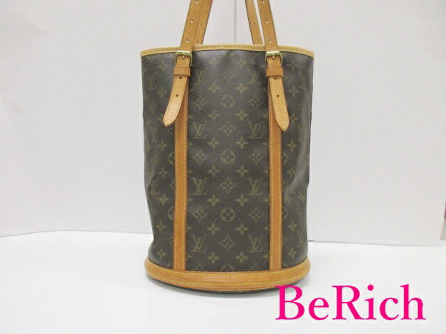 ルイ ヴィトン LOUIS VUITTON トートバッグ モノグラム バケット GM M42236 LV ロゴ バケツ型 ショルダーバッグ ハンドバッグ 肩掛け 鞄 【中古】【送料無料】 bk8100
