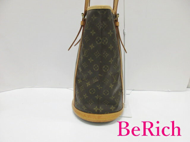 ルイ ヴィトン LOUIS VUITTON トートバッグ モノグラム バケット GM M42236 LV ロゴ バケツ型 ショルダーバッグ ハンドバッグ 肩掛け 鞄 【中古】【送料無料】 bk8100