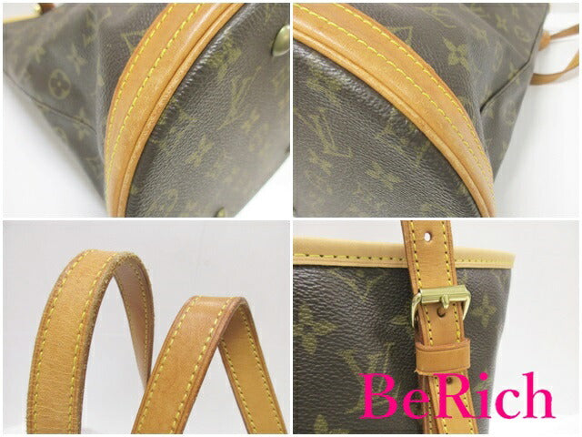 ルイ ヴィトン LOUIS VUITTON トートバッグ モノグラム バケット GM M42236 LV ロゴ バケツ型 ショルダーバッグ ハンドバッグ 肩掛け 鞄 【中古】【送料無料】 bk8100