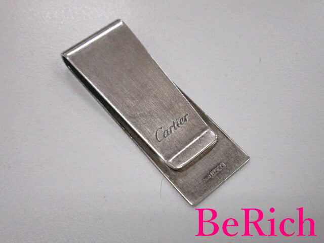 カルティエ Cartier マネークリップ シルバー SV 925 SILVER C ロゴ 財布 アクセサリー 小物 【中古】【送料無料】 bs2431