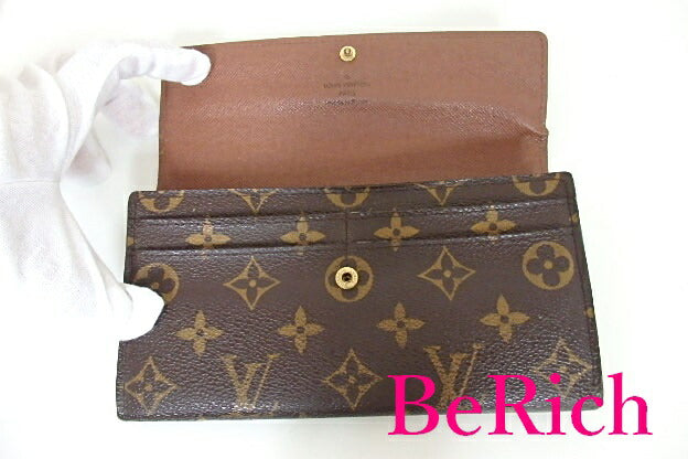 ルイ ヴィトン LOUIS VUITTON 長財布 モノグラム ポルトフォイユ サラ M61734 ロゴ 二つ折り財布 ロング ウォレット 【中古】【送料無料】 bs2485