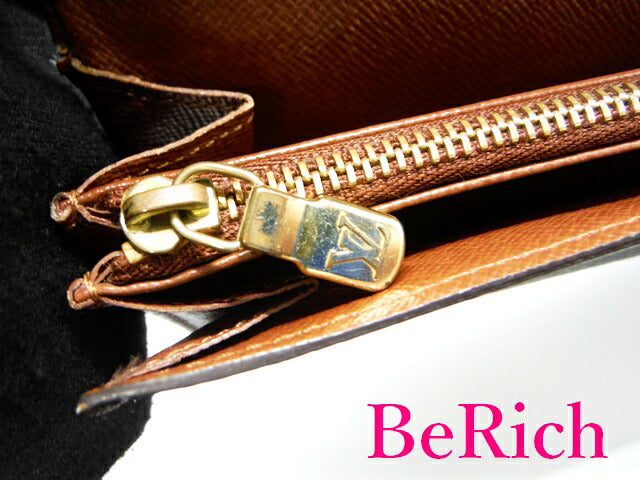 ルイ ヴィトン LOUIS VUITTON 長財布 モノグラム ポシェット ポルト モネ クレディ M61725 LV ロゴ 二つ折り財布 ロング ウォレット 【中古】【送料無料】 bs3187