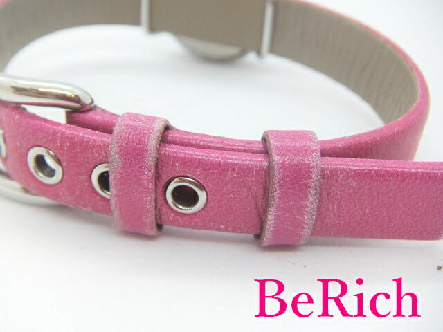 マーク バイ マークジェイコブス MARC BY MARC JACOBS レディース 腕時計 MBM1288 エイミー ディンキー ピンク 文字盤 SS レザー ブレス アナログ クォーツ QZ ウォッチ AMY DINKY 【中古】【送料無料】 bt2410