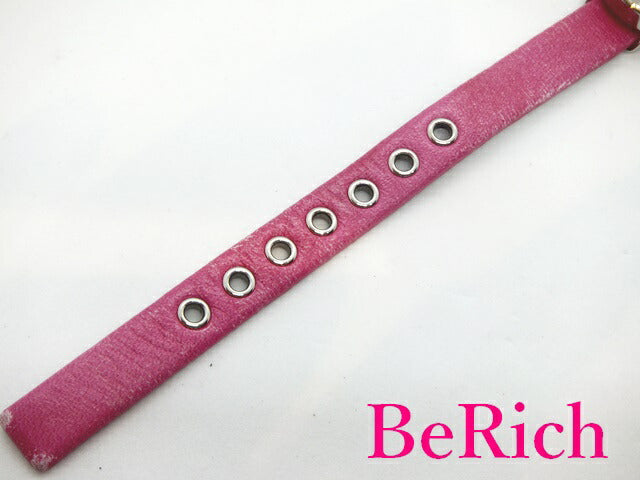 マーク バイ マークジェイコブス MARC BY MARC JACOBS レディース 腕時計 MBM1288 エイミー ディンキー ピンク 文字盤 SS レザー ブレス アナログ クォーツ QZ ウォッチ AMY DINKY 【中古】【送料無料】 bt2410