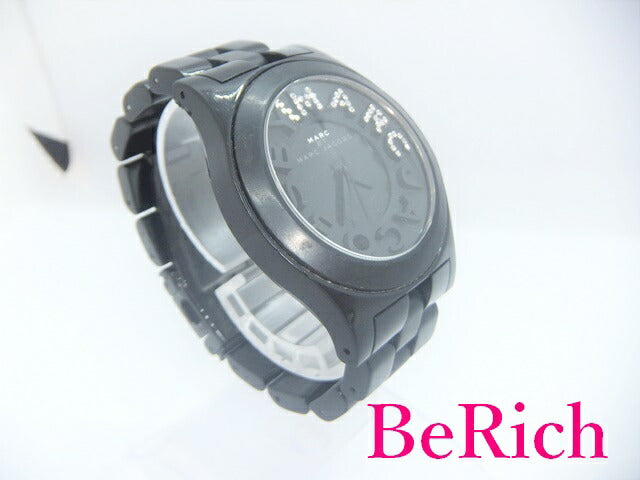 マーク バイ マークジェイコブス MARC BY MARC JACOBS メンズ 腕時計 MBM4527 黒 ブラック 文字盤 SS プラスチック アナログ クォーツ QZ ウォッチ 【中古】【送料無料】 bt2412