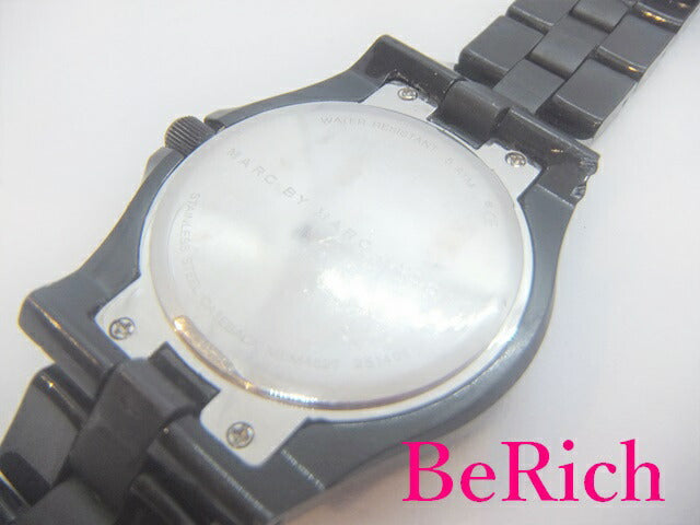マーク バイ マークジェイコブス MARC BY MARC JACOBS メンズ 腕時計 MBM4527 黒 ブラック 文字盤 SS プラスチック アナログ クォーツ QZ ウォッチ 【中古】【送料無料】 bt2412