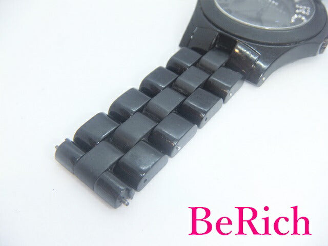 マーク バイ マークジェイコブス MARC BY MARC JACOBS メンズ 腕時計 MBM4527 黒 ブラック 文字盤 SS プラスチック アナログ クォーツ QZ ウォッチ 【中古】【送料無料】 bt2412