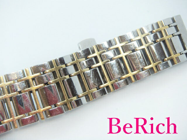 バーバリー BURBERRY レディース 腕時計 デイト BU 1359 シルバー 文字盤 SS ブレス ロゴ アナログ クォーツ QZ ウォッチ 【中古】【送料無料】 bt2431