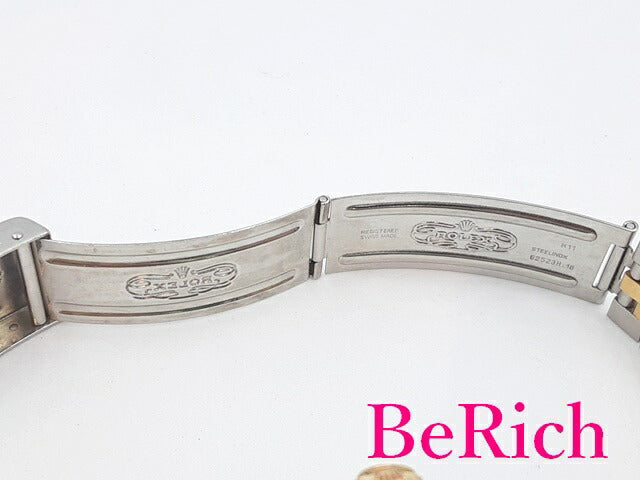 ロレックス ROLEX デイトジャスト 16013 96番 自動巻き メンズ 腕時計 シャンパン ゴールド 文字盤 SS K18 YG ブレス オートマ AT アナログ ウォッチ DATE JUST 【中古】【送料無料】 bt2499