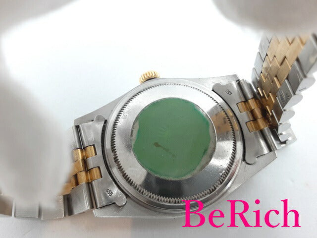 ロレックス ROLEX デイトジャスト 16013 96番 自動巻き メンズ 腕時計 シャンパン ゴールド 文字盤 SS K18 YG ブレス オートマ AT アナログ ウォッチ DATE JUST 【中古】【送料無料】 bt2499