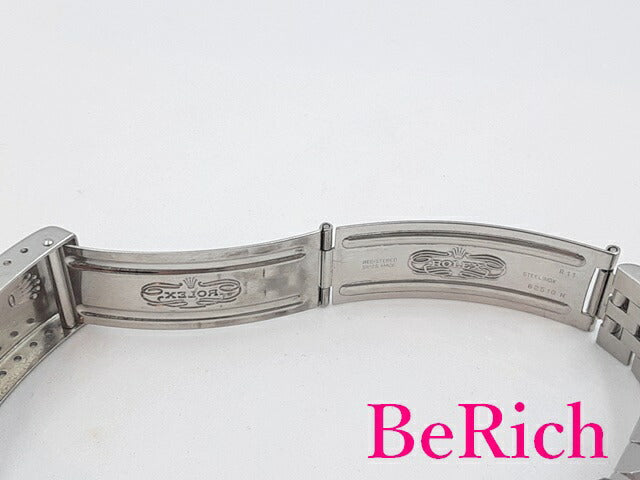 OH済 ロレックス ROLEX デイトジャスト 16220 X番 自動巻き メンズ 腕時計 シルバー 文字盤 SS ブレス オートマ AT アナログ ウォッチ DATE JUST 【中古】【送料無料】 bt2656
