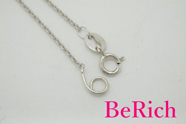 フェイク パール 真珠 付 デザイン ネックレス ペンダント シルバー 925 SILVER ジュエリー アクセサリー パーティ フォーマル 【中古】【送料無料】dgs1228