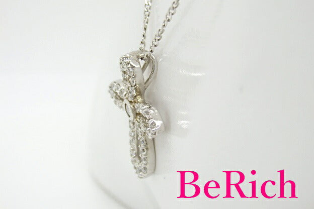 SV 925 ジルコニア 付 花 フラワー モチーフ デザイン ネックレス ペンダント シルバー SILVER ジュエリー アクセサリー 【中古】【送料無料】dgs1562