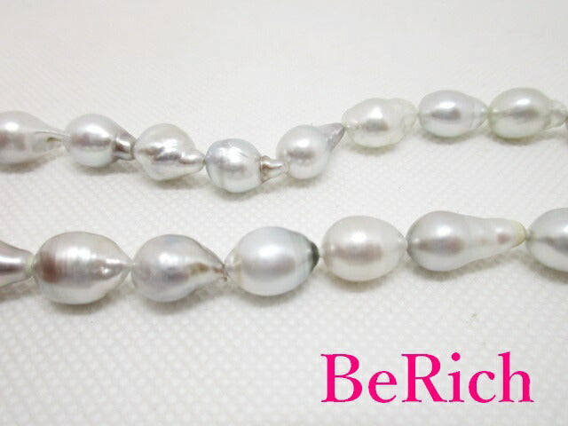 バロック パール 真珠 デザイン ネックレス ペンダント シルバー SILVER 宝石 ジュエリー アクセサリー パーティ フォーマル 【中古】【送料無料】dgs2431