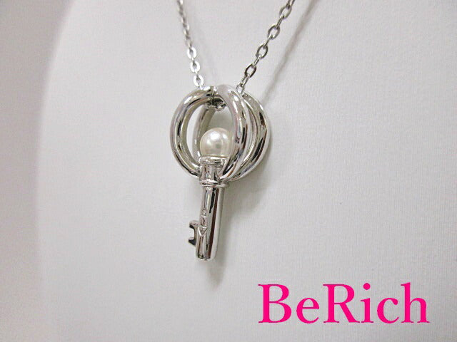 SV シルバー キー 鍵 モチーフ デザイン ネックレス ペンダント SILVER ジュエリー アクセサリー 小物 【中古】【送料無料】dgs2484