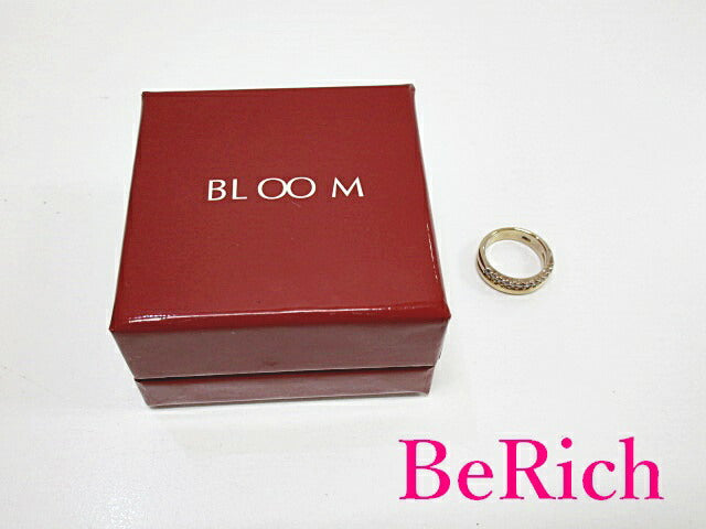 ブルーム BLOOM 透明石 付 2連 デザイン リング 指輪 5号 SV 925 SILVER シルバー ジュエリー アクセサリー 【中古】【送料無料】 dgs2579