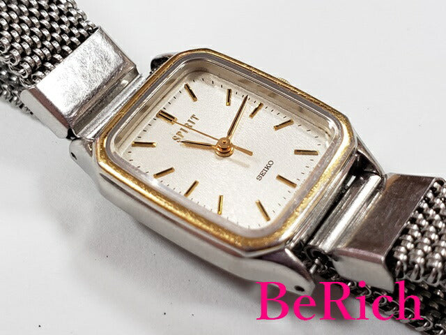 セイコー SEIKO スピリット SPIRIT レディース 腕時計 1F21-5B20 シャンパン ゴールド 文字盤 SS 伸縮 ブレス アナログ クォーツ QZ ウォッチ 【中古】【送料無料】 ht2510
